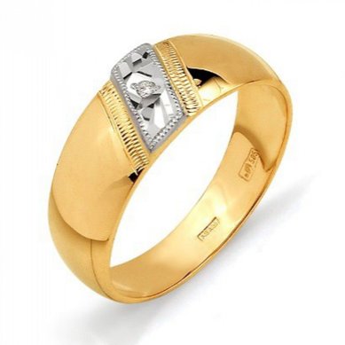 Обручальное кольцо 1331-100-Р11415 - Сеть Ювелирных Салонов Ресса