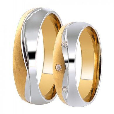 Обручальные кольца 10-707-Ю14018 - Ювелирный магазин Юверос