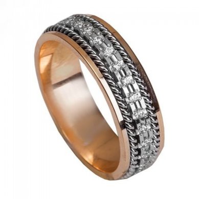 Обручальное кольцо М14727 - Ювелирный магазин Марк