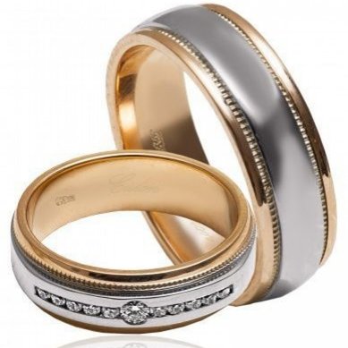 Обручальные кольца М14734 - Ювелирный магазин Марк
