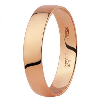 Обручальное кольцо 123000-1К-Ю4421 - Ювелирный магазин Юверос
