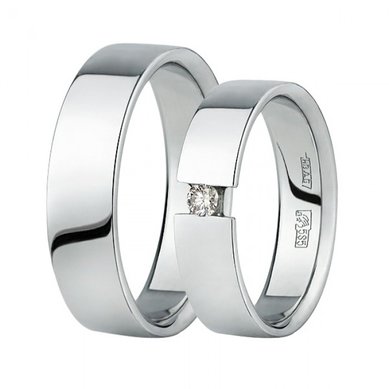 Обручальные кольца 10-150 | 10-154-Ю525 - Ювелирный магазин Юверос