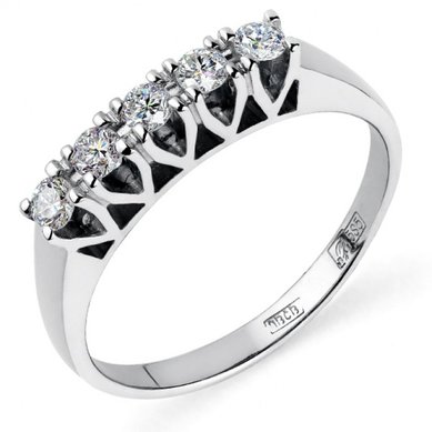 Помолвочное кольцо 81191-Ю6024 - Ювелирный магазин Юверос