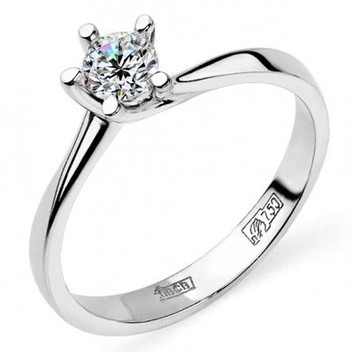 Помолвочное кольцо 81202-Ю6027 - Ювелирный магазин Юверос