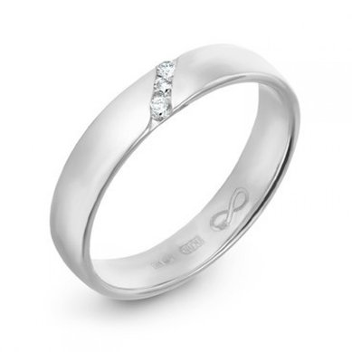 Обручальное кольцо R01-WED-00019-я8883 - Ювелирная компания яяяМосковский ювелирный завод...