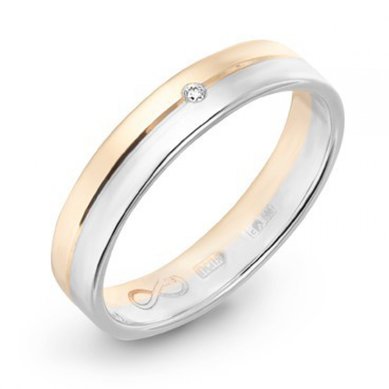 Обручальное кольцо R01-WED-00024-я8888 - Ювелирная компания яяяМосковский ювелирный завод...