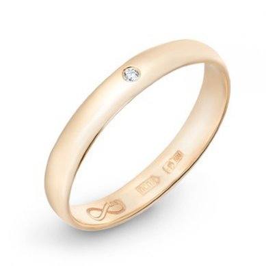 Обручальное кольцо R01-WED-00026-я8890 - Ювелирная компания яяяМосковский ювелирный завод...