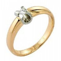 Помолвочное кольцо 1-104-349-Р11412