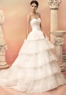 Свадебное платье В45210. С пышной юбкой, длинное со шлейфом.