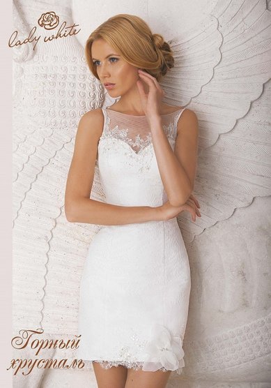Свадебное платье Горный хрусталь-Y47357 - Салон свадебной и вечерней моды Your Love Story