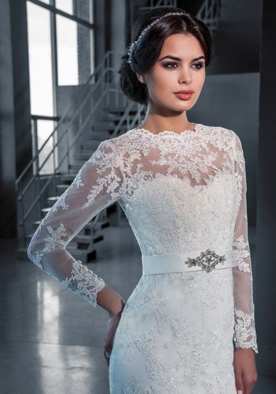 Свадебное платье 14214-2DFL-J57482 - Салон свадебной моды Just Married