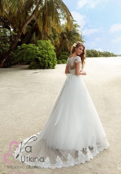 Свадебное платье Синди-П58815 - Свадебный салон Платье Белое