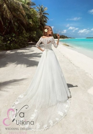 Свадебное платье Николь-П58816 - Свадебный салон Платье Белое