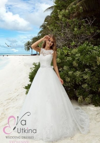 Свадебное платье Вероника-П58818 - Свадебный салон Платье Белое