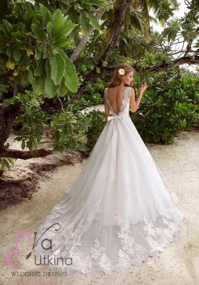 Свадебное платье Вероника-П58818 - Свадебный салон Платье Белое