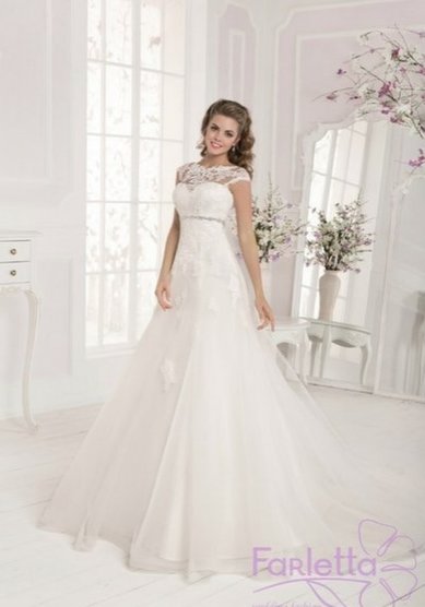 Свадебное платье Фрезия-П58821 - Свадебный салон Платье Белое