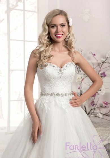 Свадебное платье Лаурелия-П58828 - Свадебный салон Платье Белое