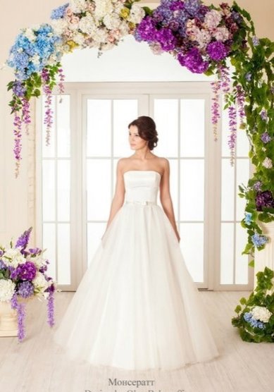Свадебное платье Монсератт-П58835 - Свадебный салон Платье Белое