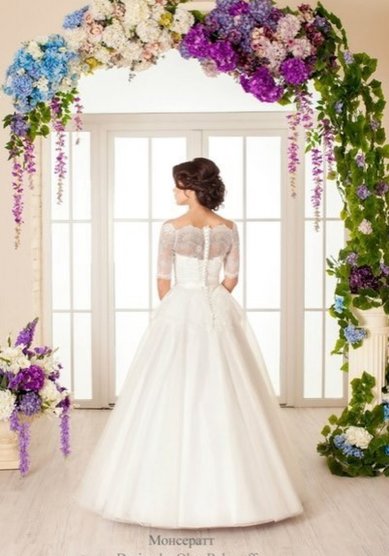 Свадебное платье Монсератт-П58835 - Свадебный салон Платье Белое