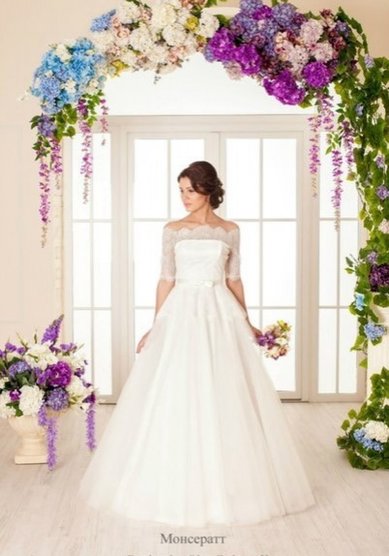 Свадебное платье Монсератт-П58835 - Свадебный салон Платье Белое