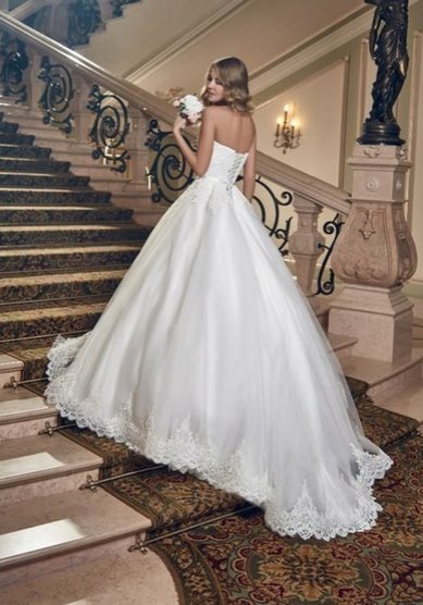 Свадебное платье Моника премиум-П58844 - Свадебный салон Платье Белое