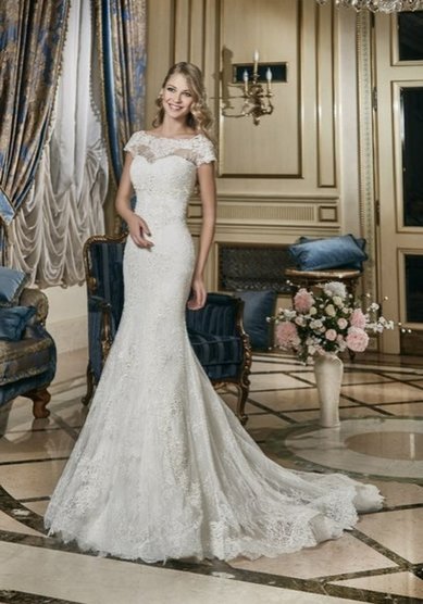 Свадебное платье Андриана-П58846 - Свадебный салон Платье Белое