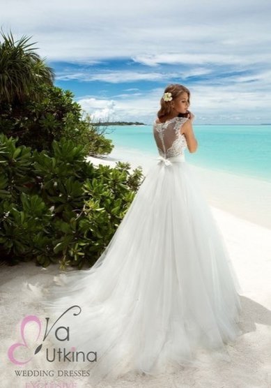 Свадебное платье Пенелопа-П58895 - Свадебный салон Платье Белое