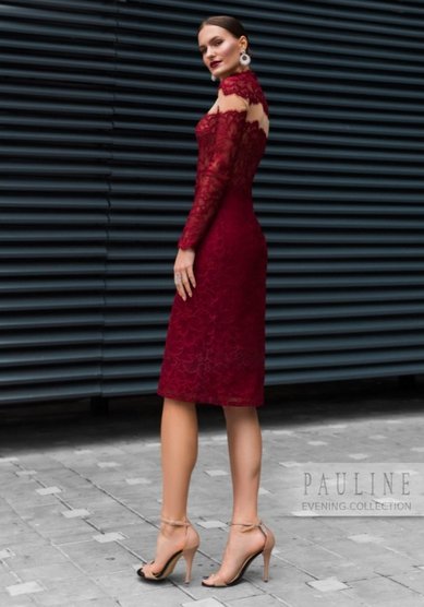 Вечернее платье Леда миди-Ж66271 - Свадебный салон Жозефина