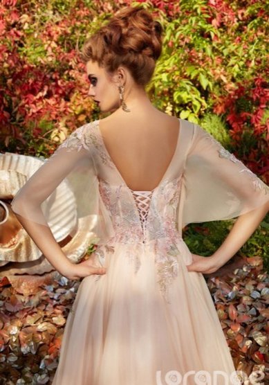 Вечернее платье БИРСЕН-Ж66359 - Свадебный салон Жозефина.