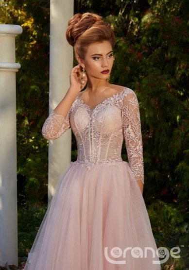 Вечернее платье БАРФИНА-Ж66377 - Свадебный салон Жозефина.