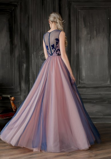 Вечернее платье ELENA KONDRATOVA модель 009-Ж66384 - Свадебный салон Жозефина.