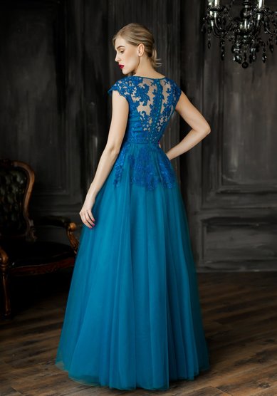 Вечернее платье ELENA KONDRATOVA модель 023-Ж66393 - Свадебный салон Жозефина.