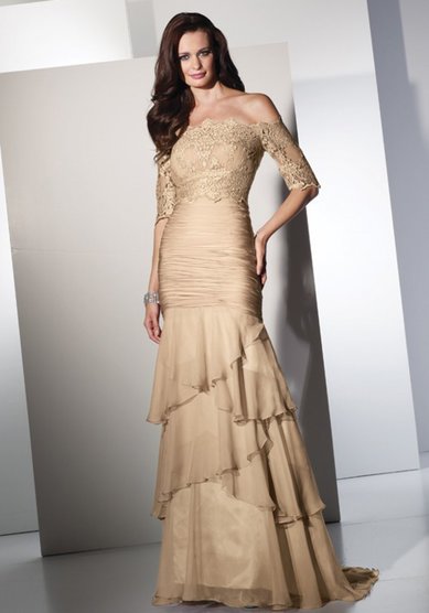 Вечернее платье Золотая сказка-Y47398 - Салон свадебной и вечерней моды Your Love Story