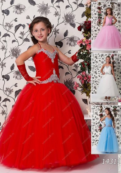 Детское платье YL14311-Y47460 - Салон свадебной и вечерней моды Your Love Story