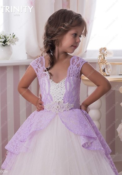 Детское платье YL34-Y47478 - Салон свадебной и вечерней моды Your Love Story