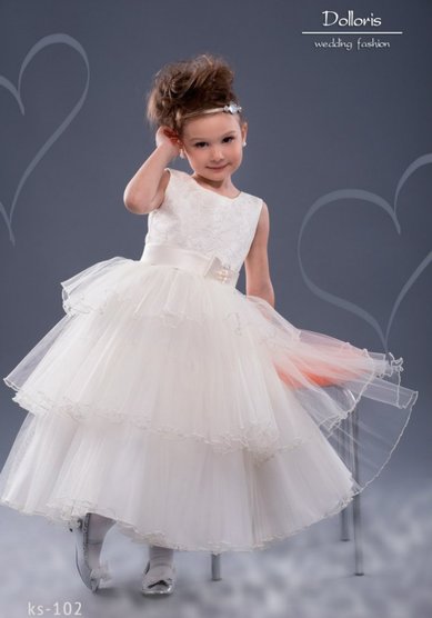 Детское платье ks-102-D51129 - Свадебный салон Dolloris