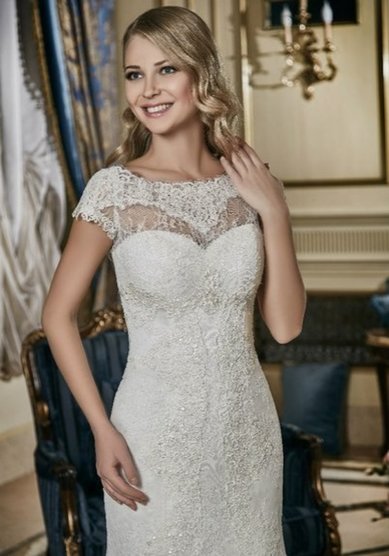 Свадебное платье Андриана-П58846 - Свадебный салон Платье Белое