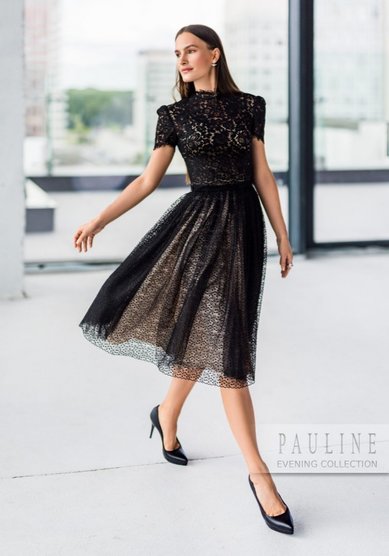 Вечернее платье Пиллар Дженнер (кроп топ+юбка)-Ж66266 - Свадебный салон Жозефина