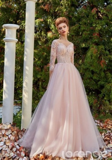 Вечернее платье БАРФИНА-Ж66377 - Свадебный салон Жозефина.