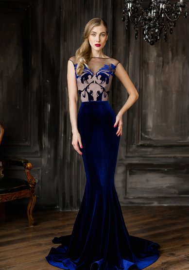 Вечернее платье ELENA KONDRATOVA модель 028-Ж66385 - Свадебный салон Жозефина.