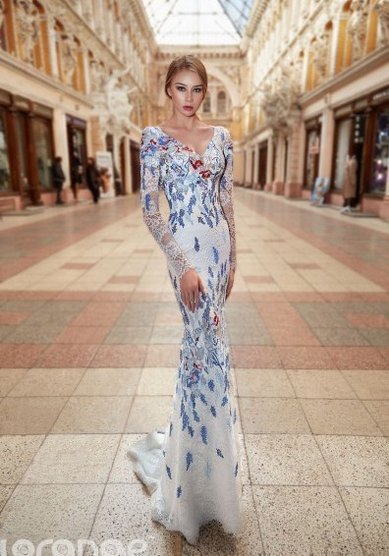 Вечернее платье Дилназ-Ж67585 - Свадебный салон Жозефина