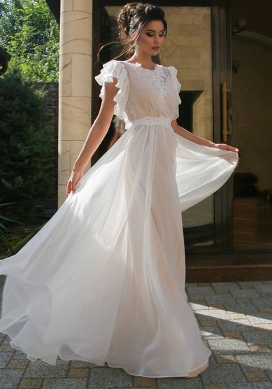 Свадебное платье П67931 - Свадебный салон Платье Белое