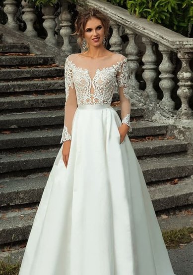 Свадебное платье П67955 - Свадебный салон Платье Белое