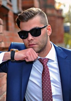 Свадебный мужской костюм 002-M2807. Классический однобортный.