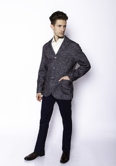 Свадебный мужской костюм DP4525-D3646. Классический однобортный.