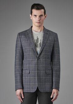 Свадебный мужской костюм ТОРНТОН-С3728. Классический однобортный.