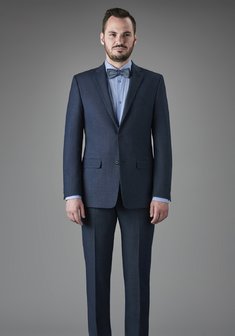 Свадебный мужской костюм ГЕКТОР-С3732. Классический однобортный.