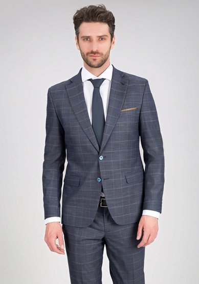 Свадебный мужской костюм KOMANOS (серый)-С3681 - Мужские костюмы Силуэт