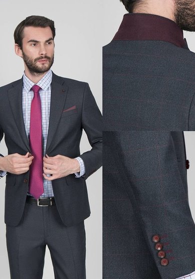 Свадебный мужской костюм MS GERARDO-С3725 - Мужские костюмы Силуэт