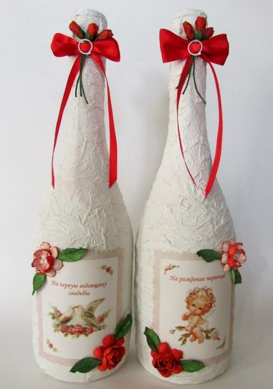 украшения для шампанского A91317 - Салон аксессуаров AllSvadba